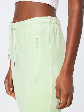 Juicy Couture Lużny krój Spodnie 'Tina' w kolorze zielony