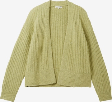 TOM TAILOR DENIM Knit Cardigan in Green: front