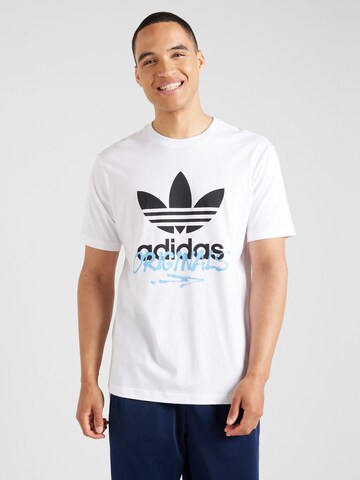 ADIDAS ORIGINALS Póló 'STREET 1' - fekete: elől
