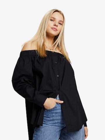 ESPRIT Blouse in Zwart: voorkant