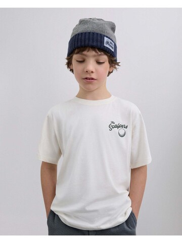 Scalpers Koszulka 'Golf' w kolorze biały