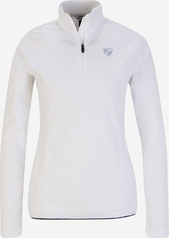 ZIENER Athletic Sweater 'JEMILA' in White: front