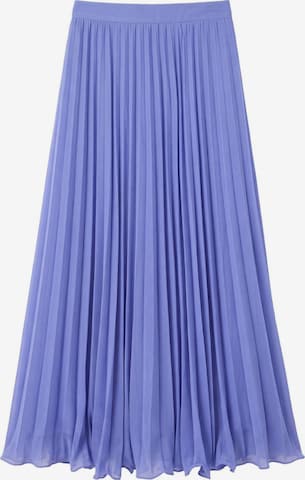 Jupe 'Pleated Chiffon Skirt' Touché Privé en violet : devant