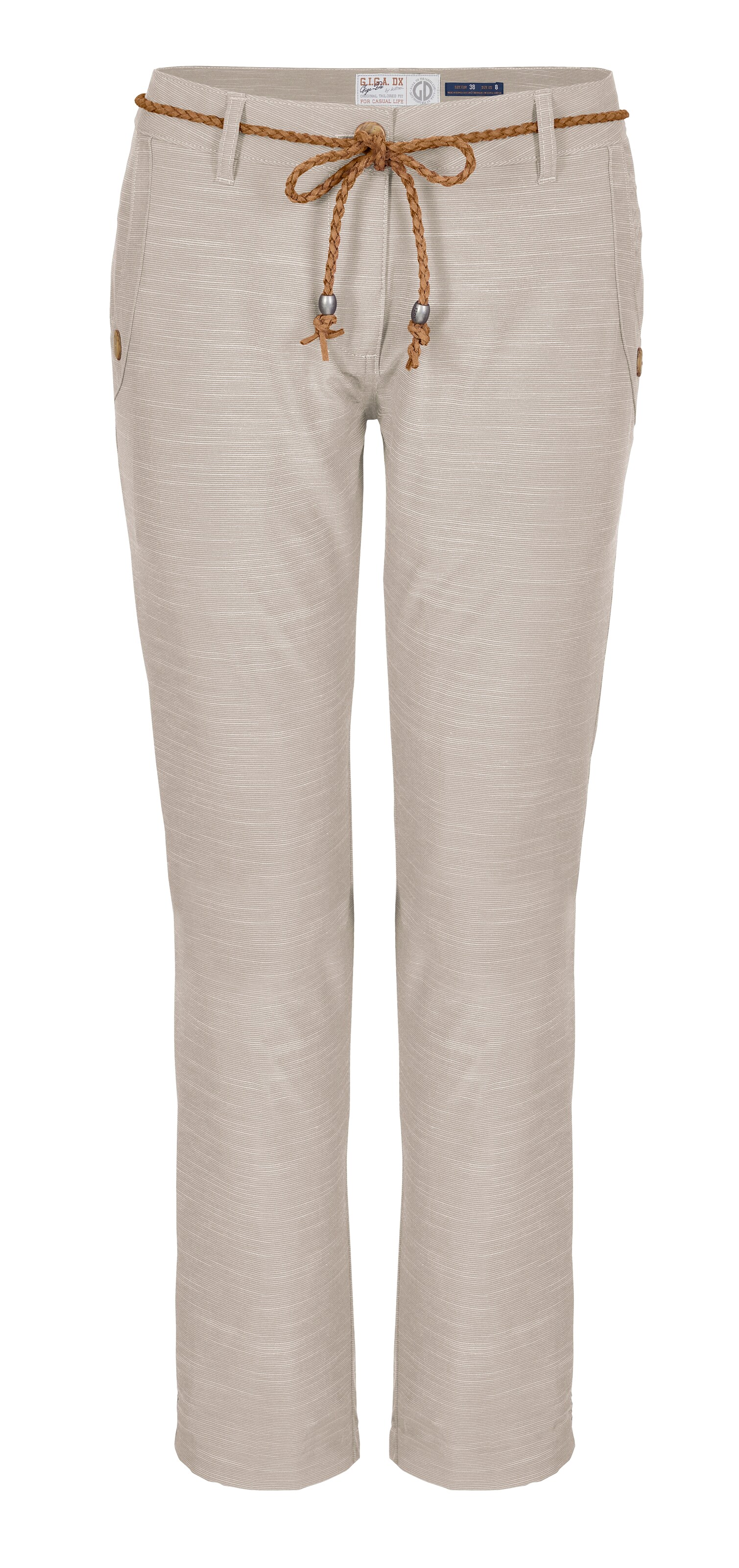 G.I.G.A. DX by killtec Slim fit Outdoor Pants in Beige: front