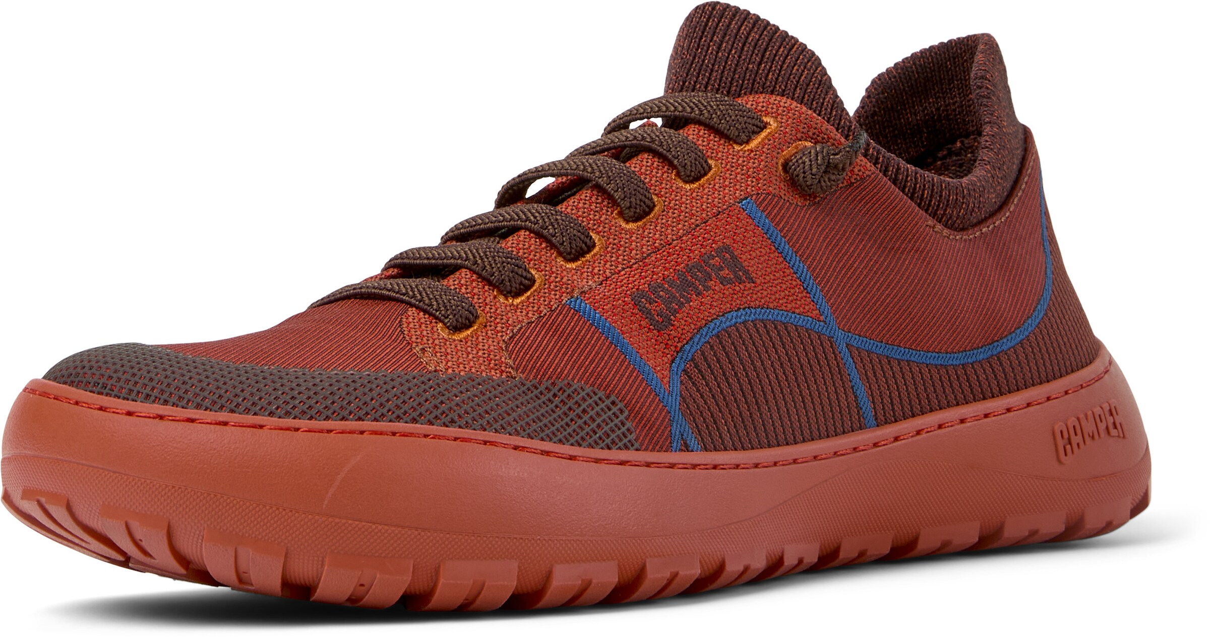 CAMPER Sneakers laag 'Peu Serra' in Rood: voorkant
