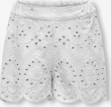 Pantalon KIDS ONLY en blanc : devant