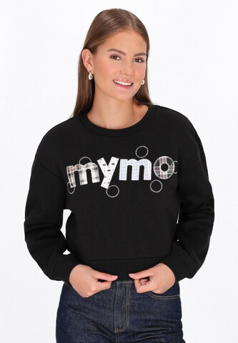 MYMO - Sudadera en negro: frente