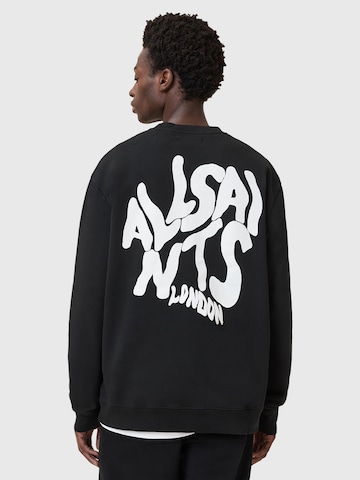 Felpa di AllSaints in nero: frontale