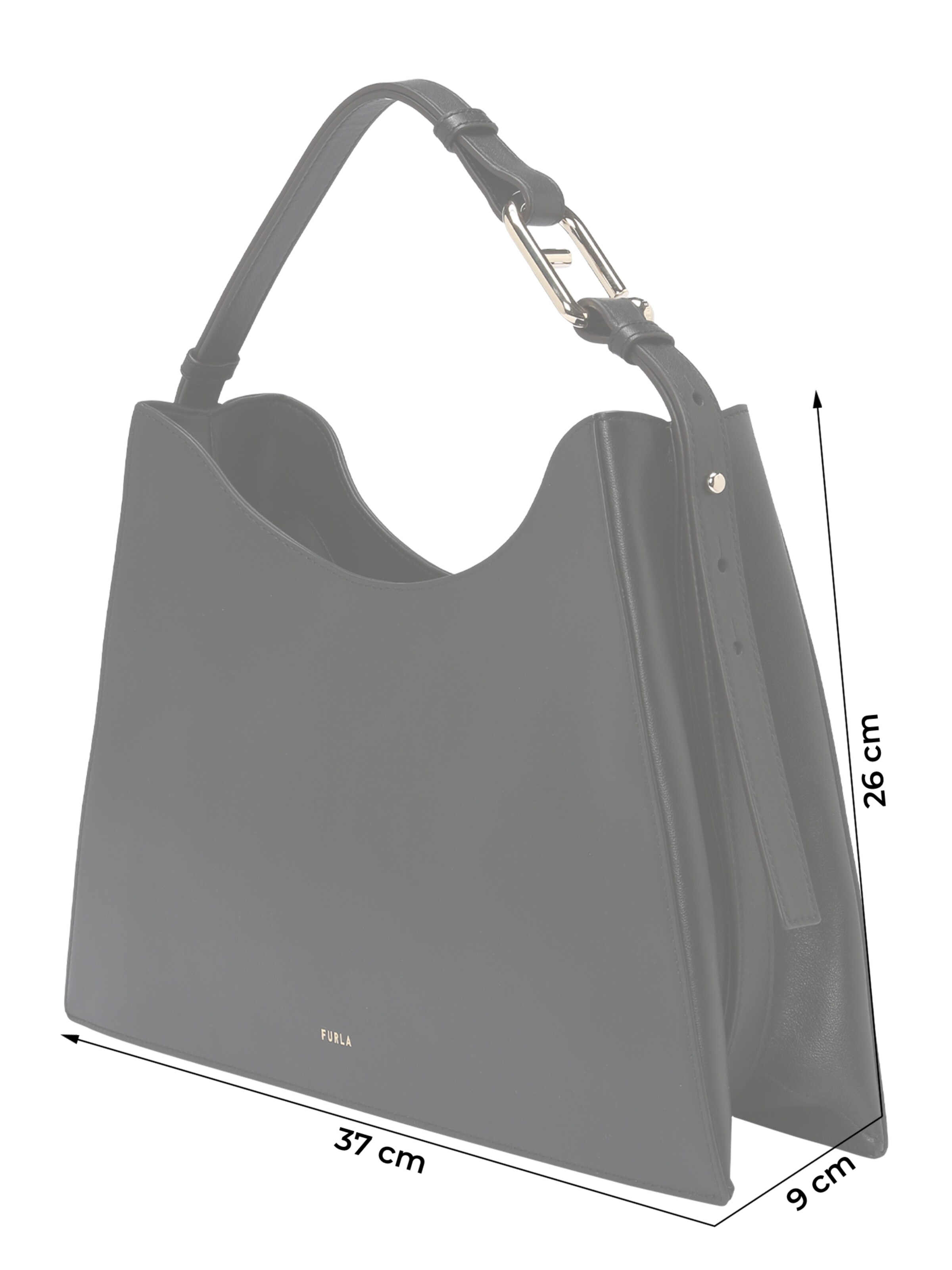 FURLA Torebka 'Nuvola' w kolorze czarny