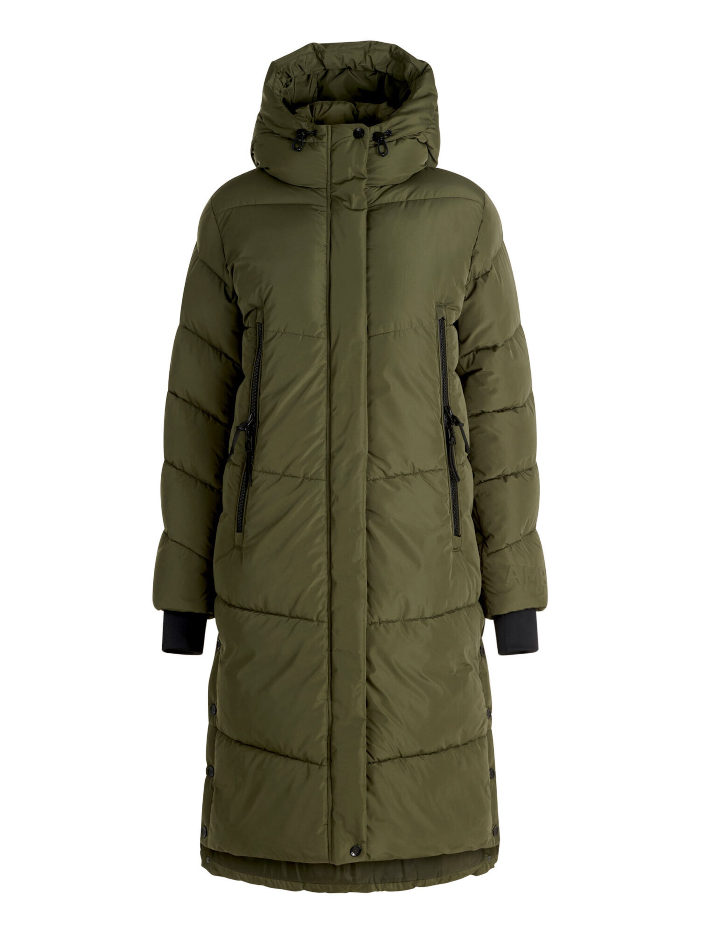 Manteau d’hiver Amber & June en vert : devant