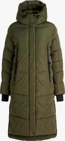 Manteau d’hiver Amber & June en vert : devant