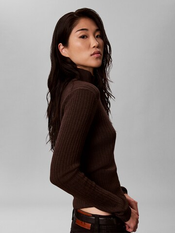 Pull-over Calvin Klein en marron