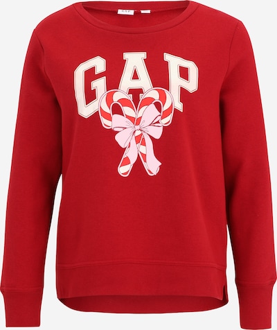 Gap Petite Sweater majica u bež / svijetloroza / crvena, Pregled proizvoda