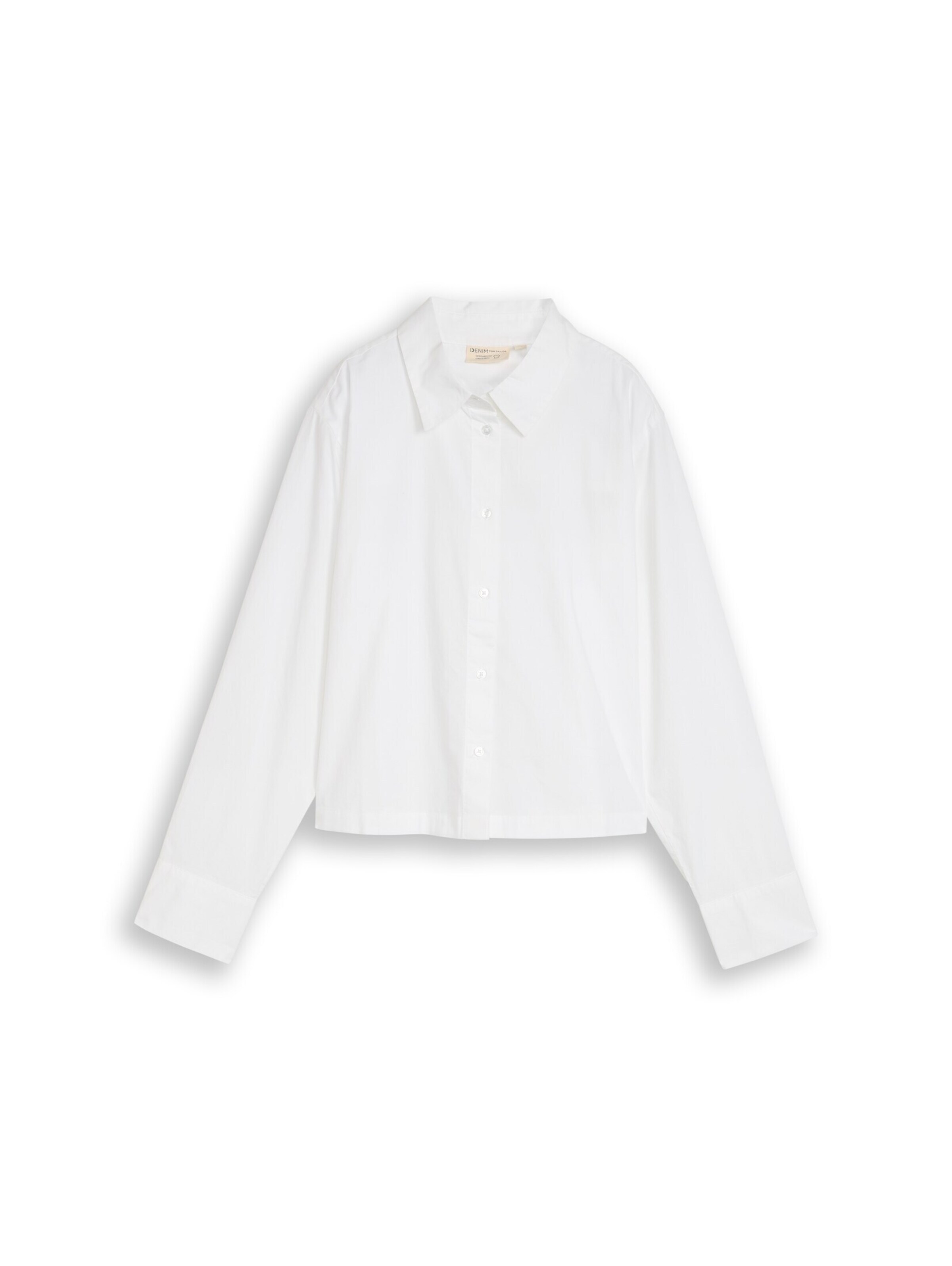 TOM TAILOR DENIM Blouse in de kleur Wit, Productweergave