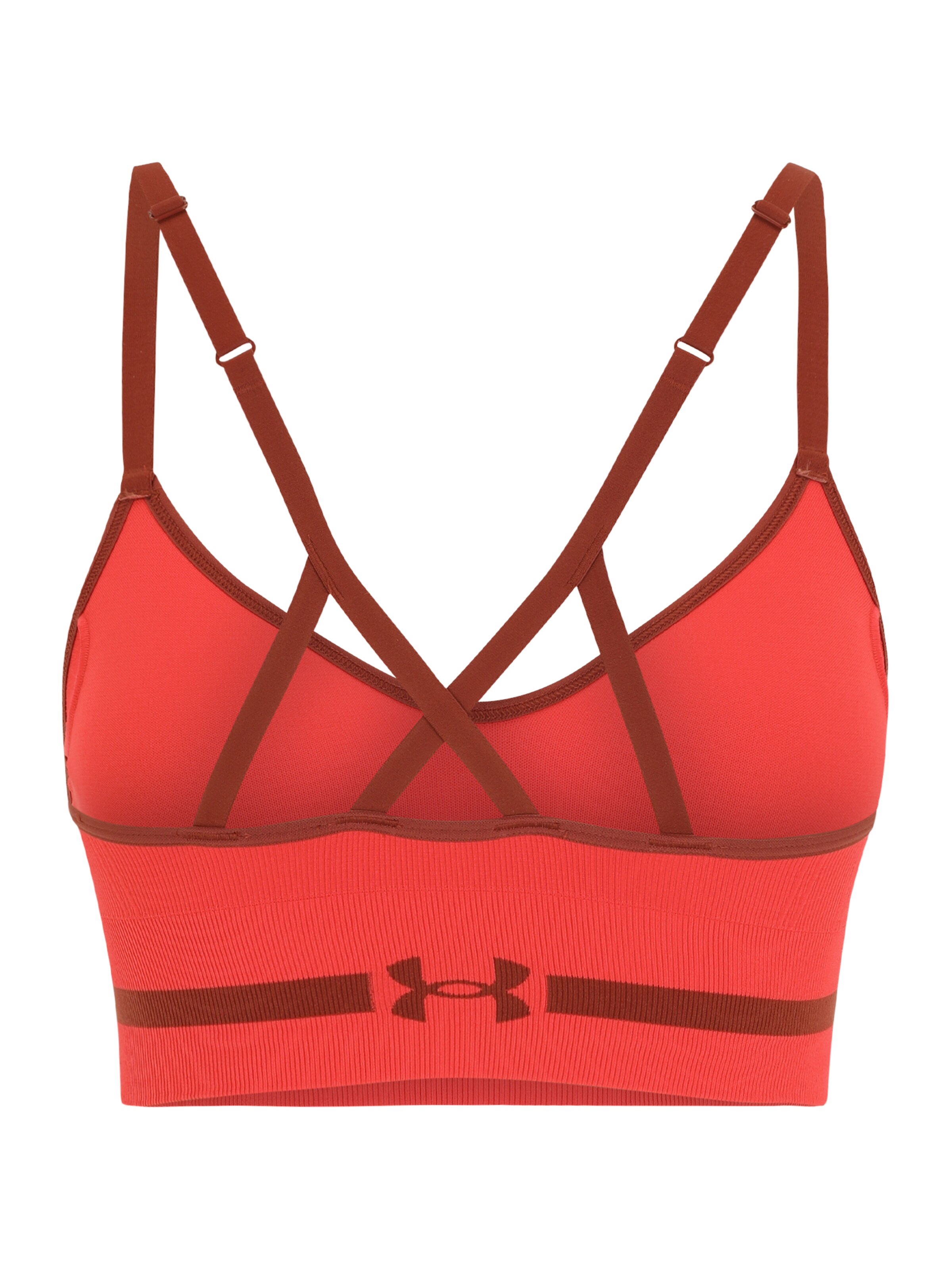 Bustier Soutien-gorge de sport UNDER ARMOUR en rouge