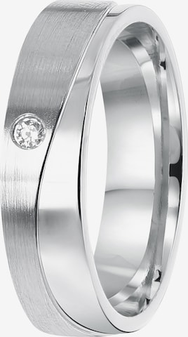 Lucardi Ring in Silver: front