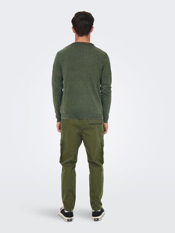 Only & Sons Sweater 'Clark' in Green