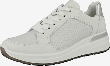 Baskets basses 'Garda' ARA en blanc : devant