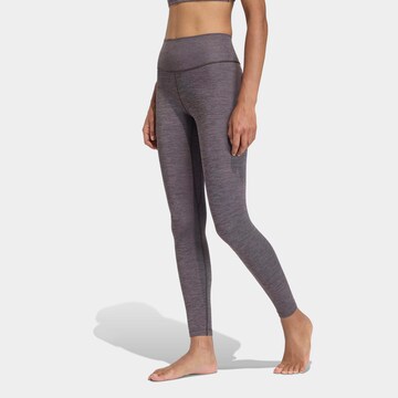 ADIDAS PERFORMANCE Skinny Leggings 'All Me' in Bruin: voorkant