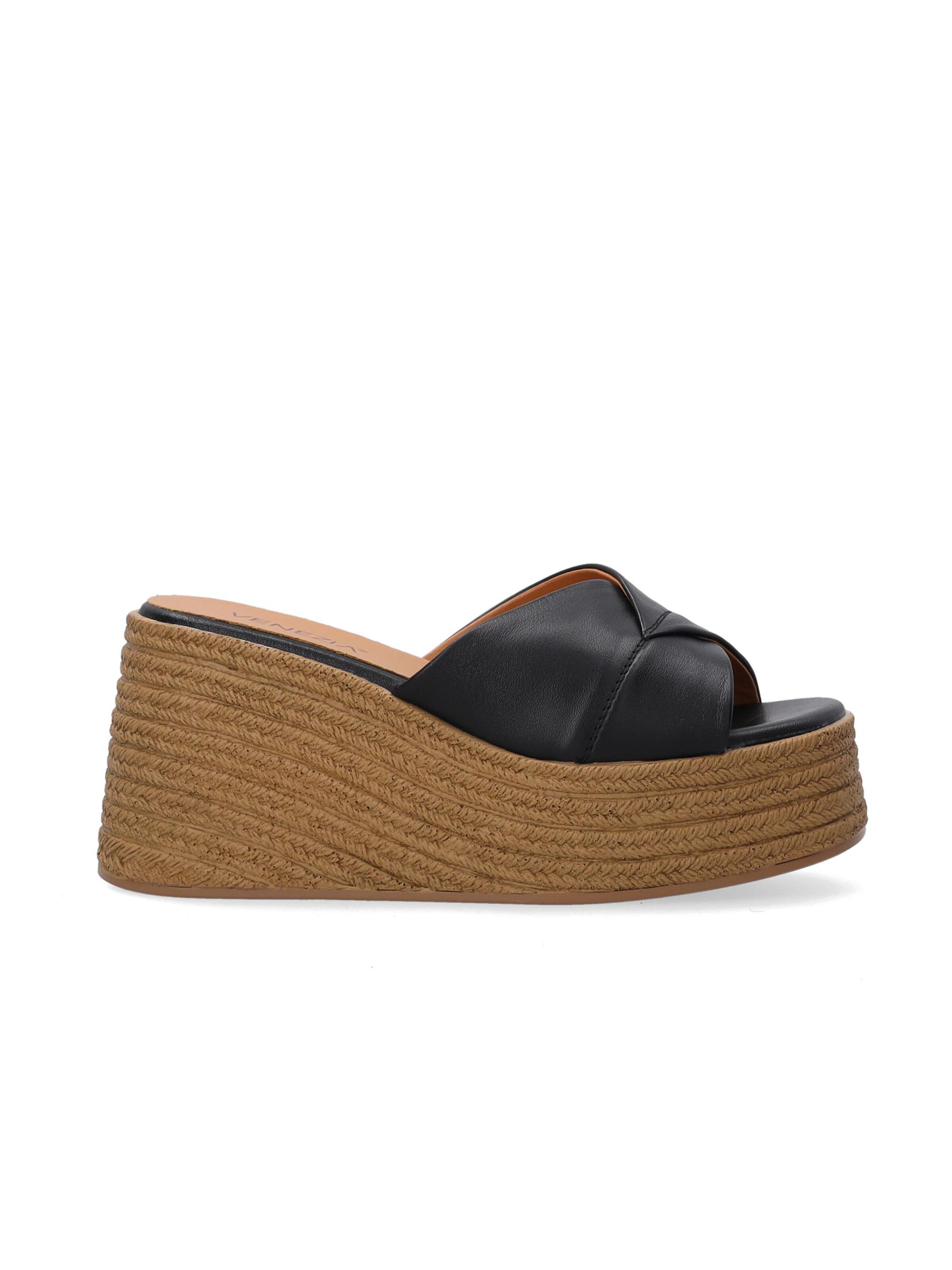 VENEZIA Pantolette‌‌‌‌‌‌‌‌‌ in Schwarz: Vorderseite