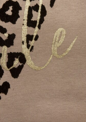 Sweat-shirt LASCANA en beige