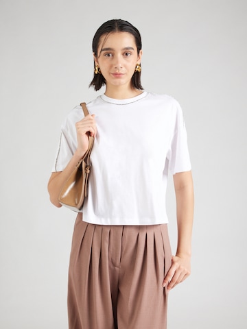T-shirt 'ONLCHERI' ONLY en blanc : devant