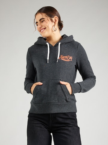 Sweat-shirt Superdry en gris : devant