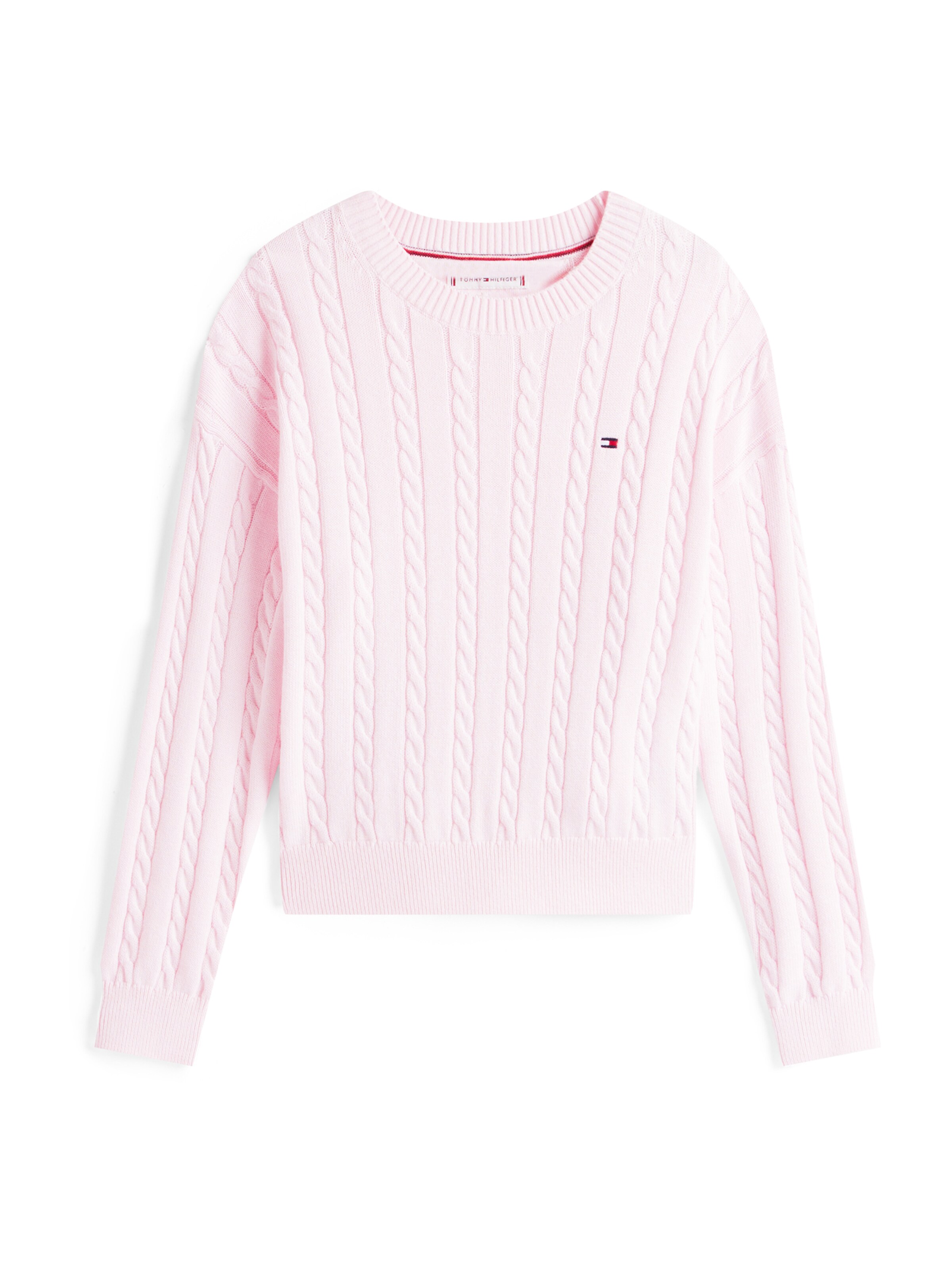 TOMMY HILFIGER Pulóver - rózsaszín: elől