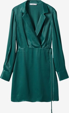 Robe-chemise 'Sabrina' MANGO en vert : devant