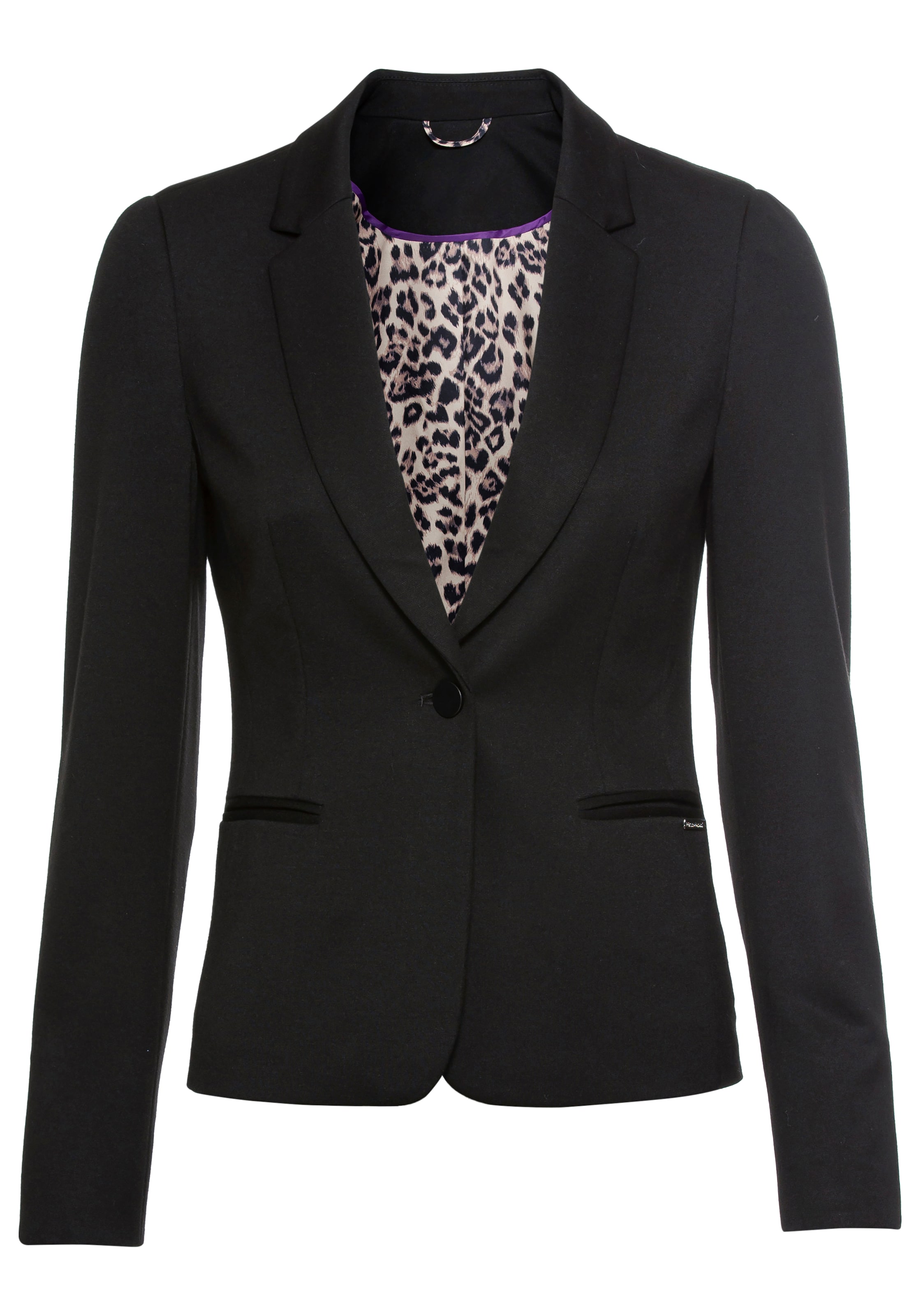 Bruno Banani Blazer in Schwarz: Vorderseite