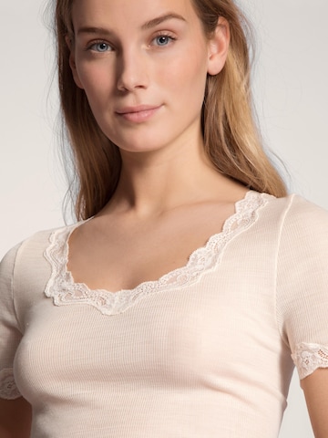 Maglietta intima 'Richesse Lace' di CALIDA in bianco
