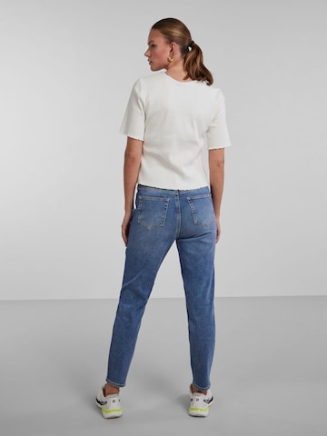 Slimfit Jeans 'Delly' de la PIECES pe albastru