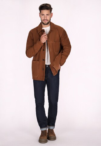 DreiMaster Vintage Between-Season Jacket in Brown