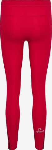 Skinny Pantalon de sport Newline en rouge