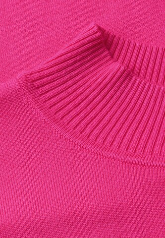 Street One Studio Langarm Pullover mit Turtle Neck in Pink