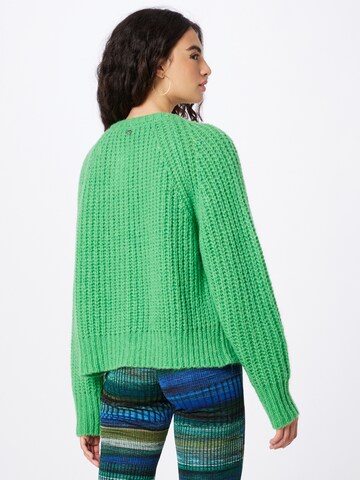 Rich & Royal Knit Cardigan in Green