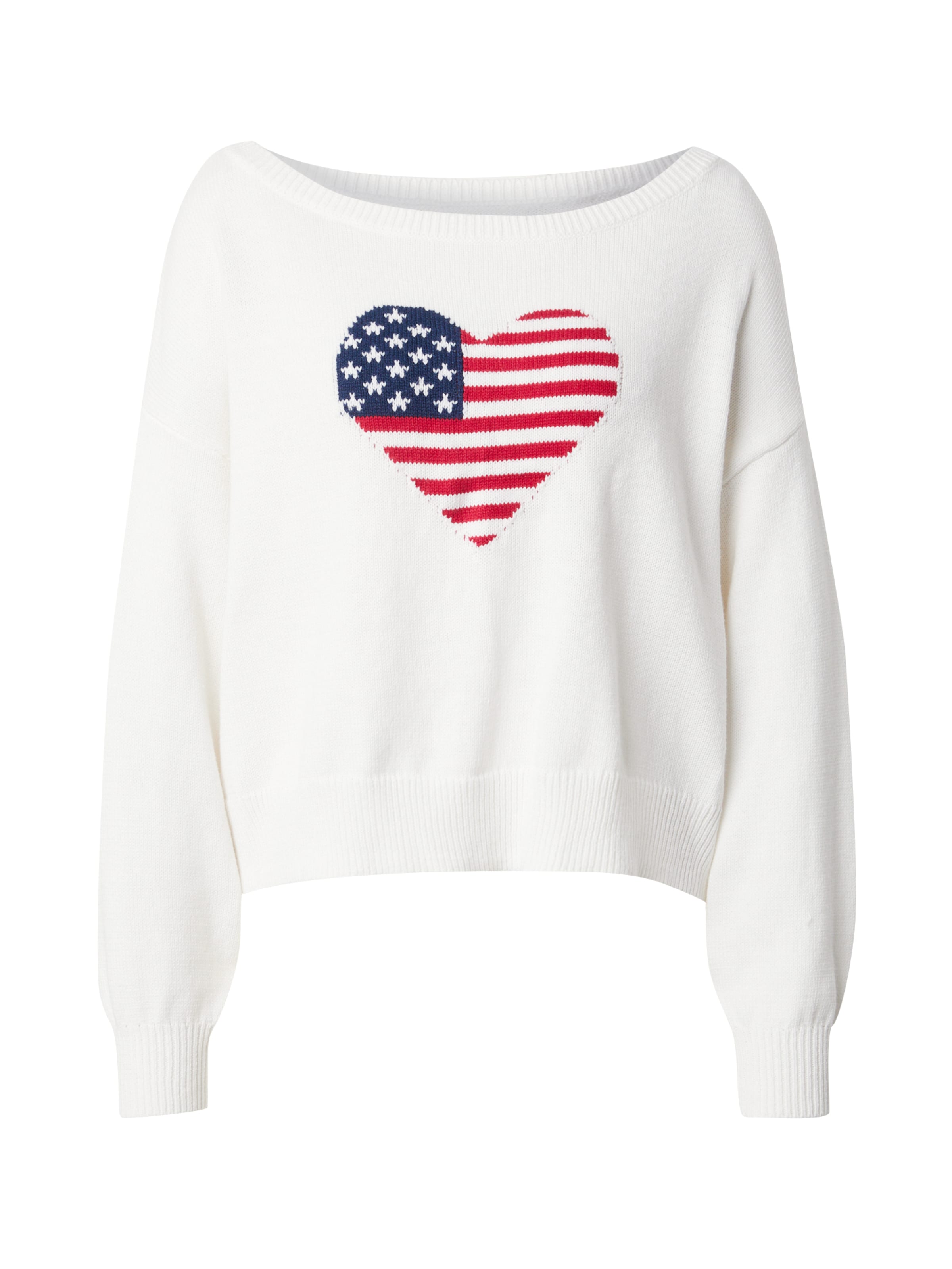 Pull-over HOLLISTER en blanc : devant