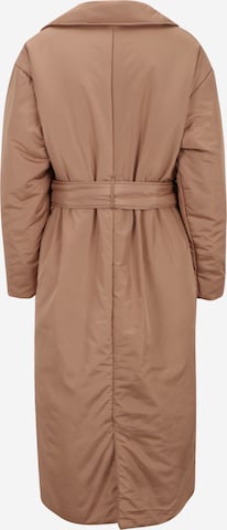 Missguided Maternity Between-seasons coat in Brown
