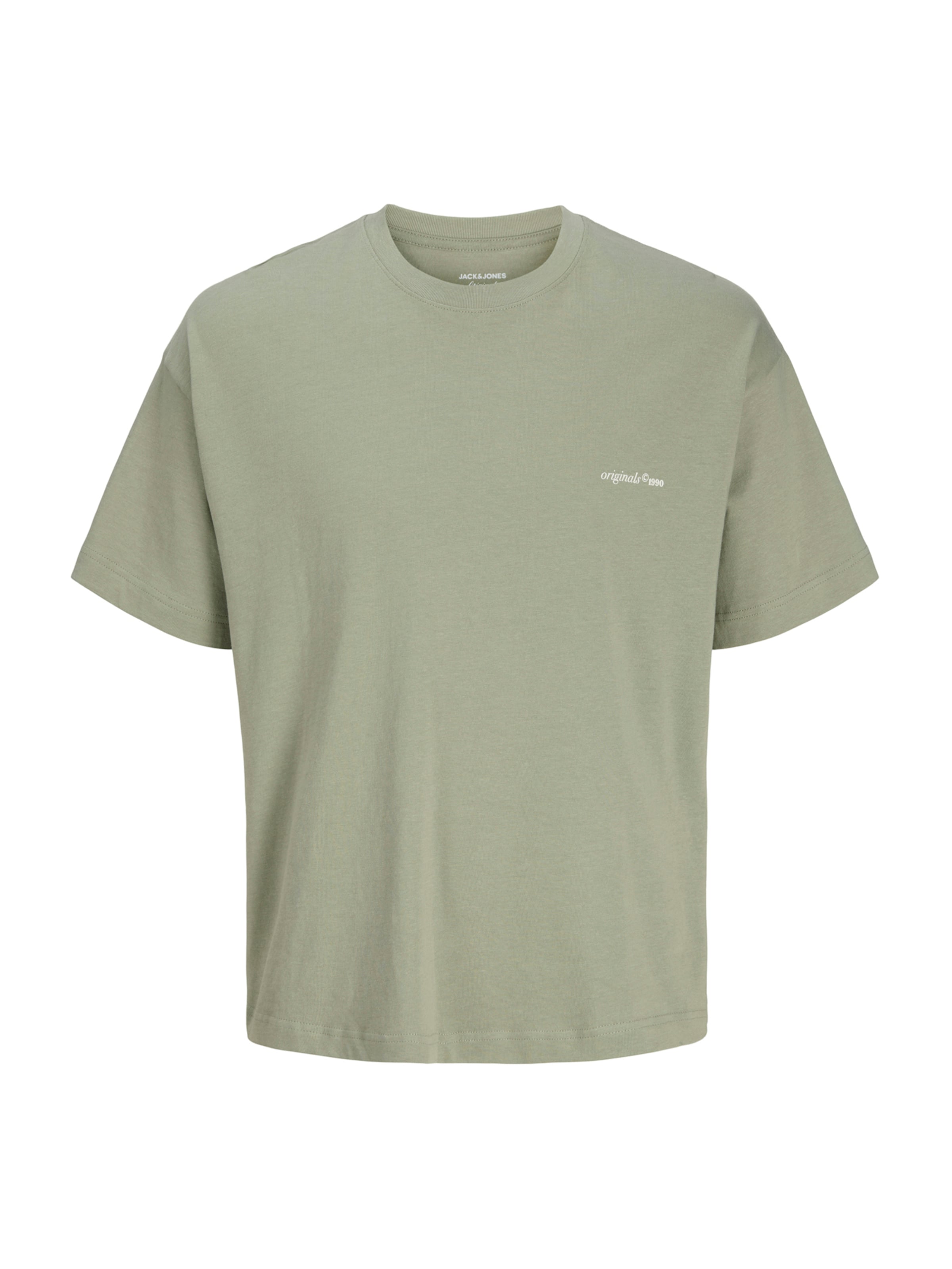 JACK & JONES Μπλουζάκι 'JORMONTAUK' σε πράσινο: μπροστά