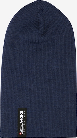 MGG Beanie in Blue: front