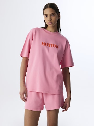 Twist Shirt in Roze: voorkant