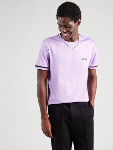 BOSS Sportshirt 'TOC' in Lila: Vorderseite
