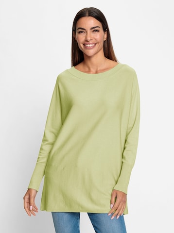 Pullover di heine in verde: frontale
