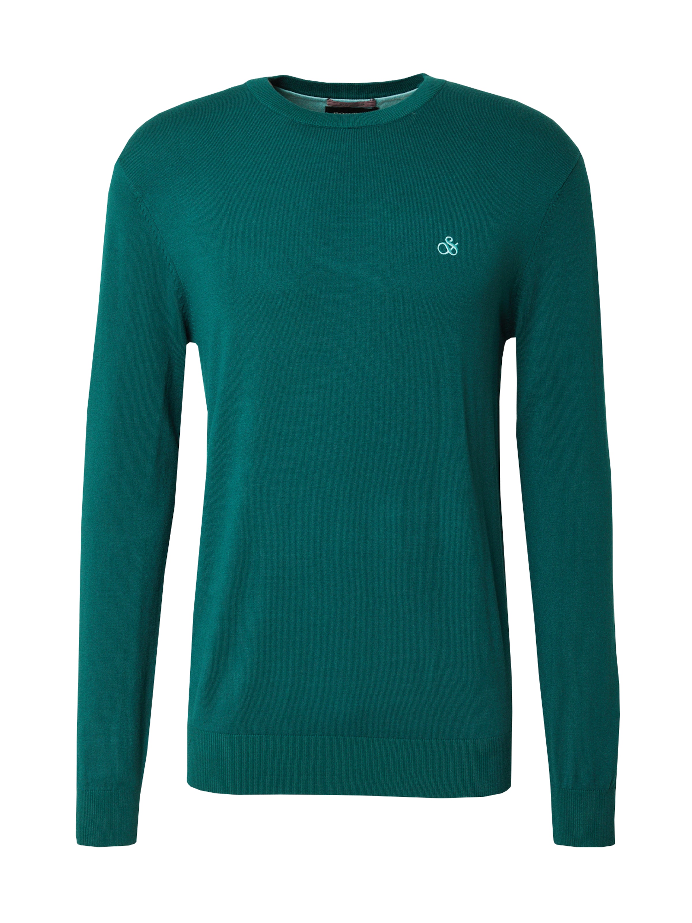 SCOTCH & SODA - Pullover 'ESSENTIAL' em verde: frente