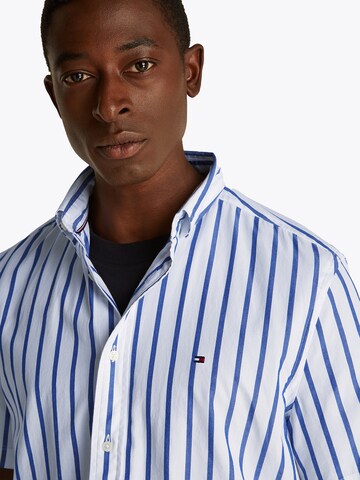 TOMMY HILFIGER Regular fit Overhemd 'Flex' in Blauw