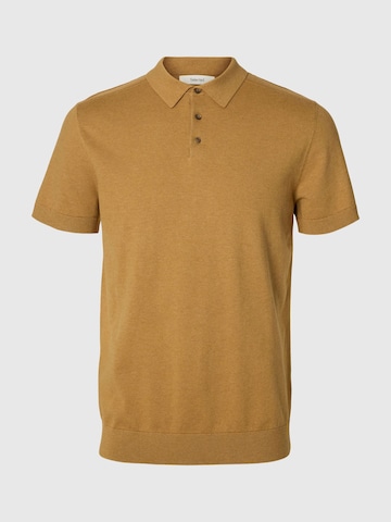 SELECTED Bluser & t-shirts 'SLHBerg' i brun: forside