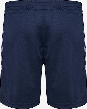 Hummel Regular Workout Pants 'Staltic Poly' in Blue