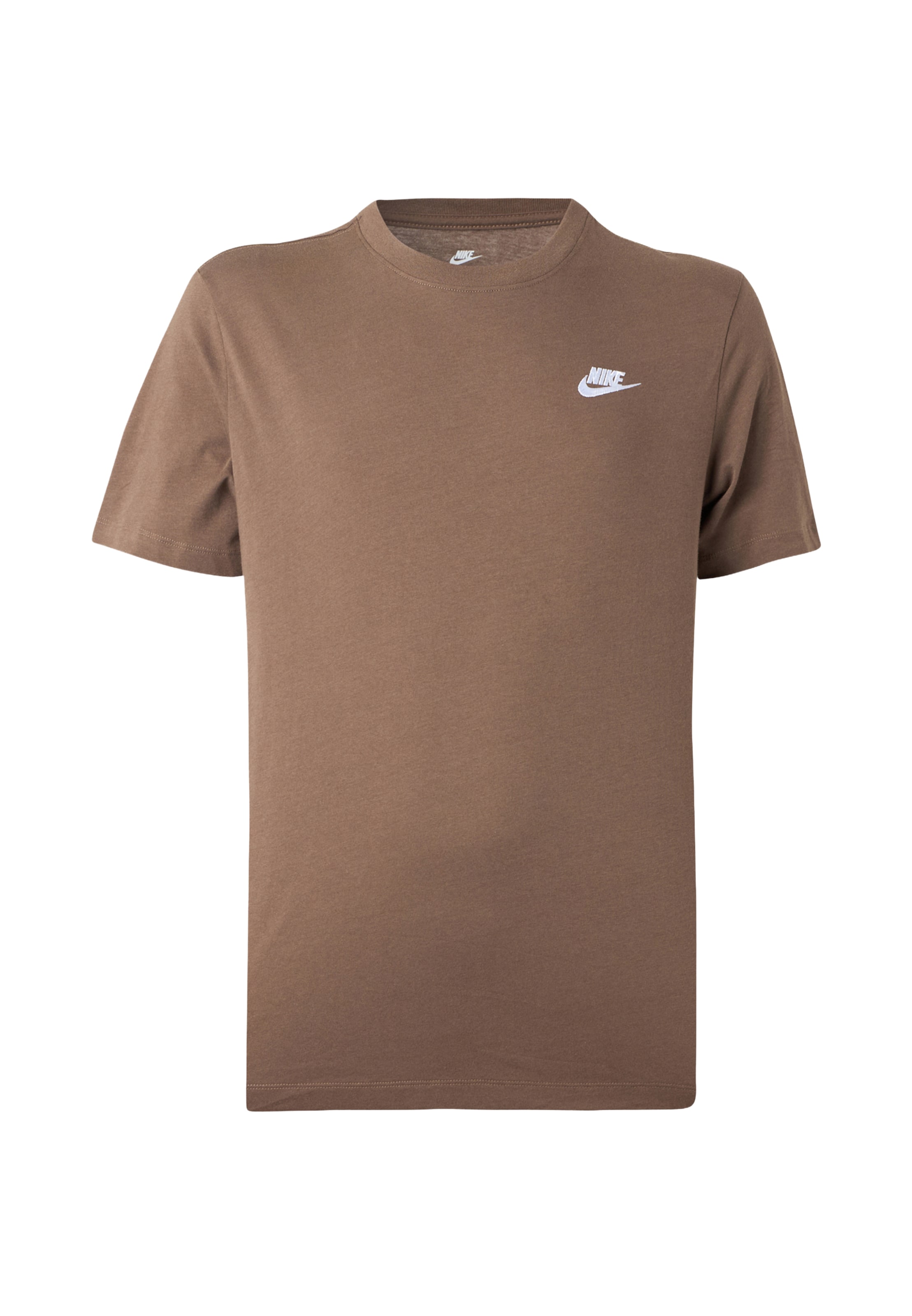 Regular fit Maglietta 'Club' di Nike Sportswear in marrone: frontale