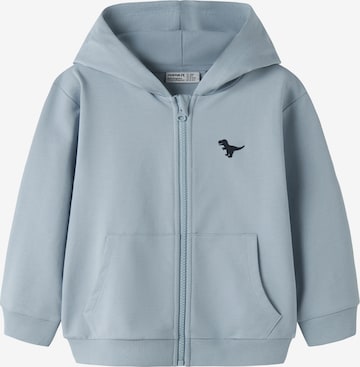 NAME IT - Sudadera con cremallera 'NMMVALON' en azul: frente