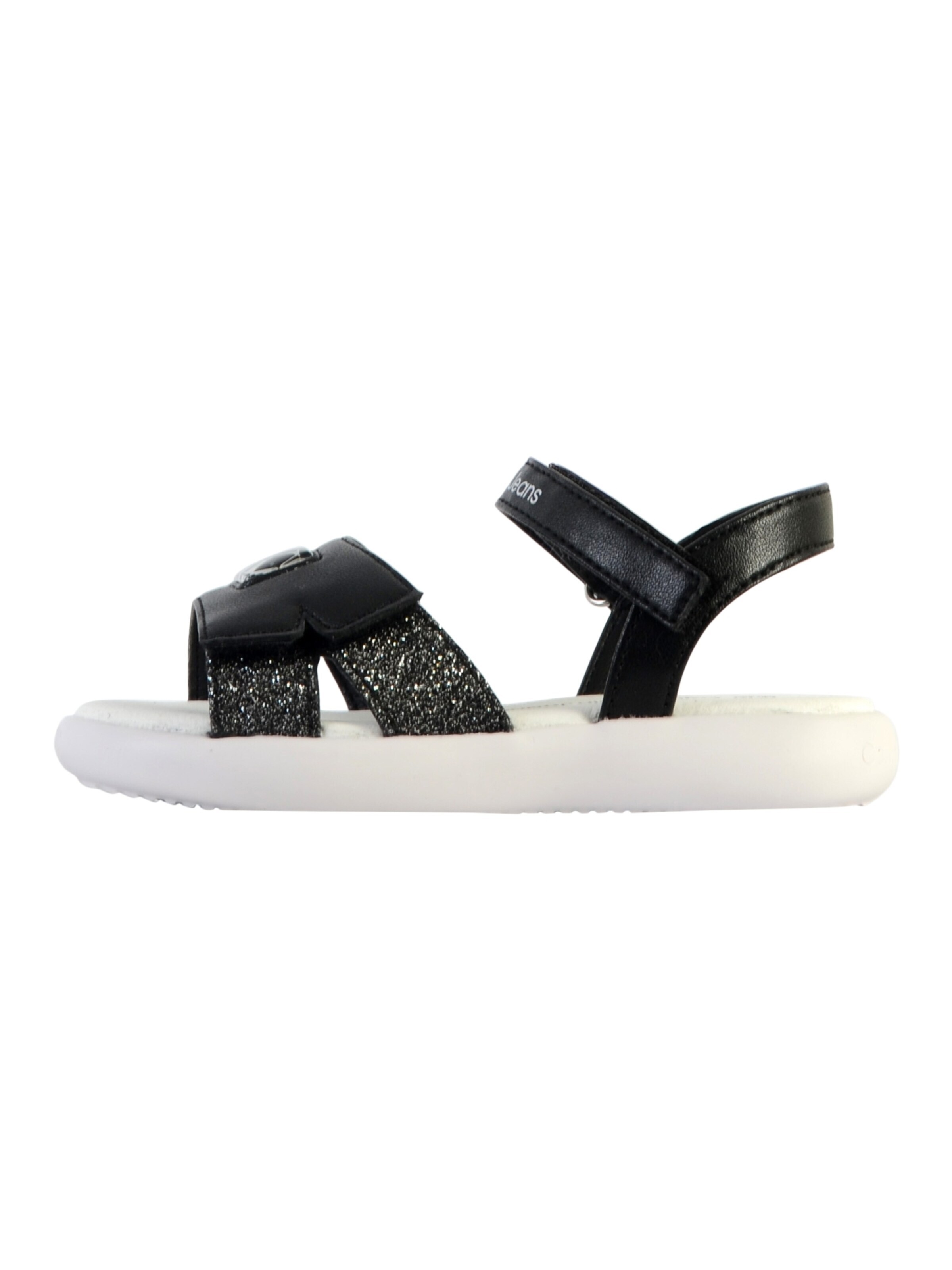 Sandales Calvin Klein en noir : devant